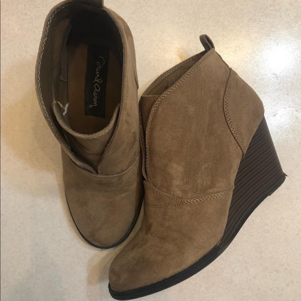 Ankle Wedge Booties